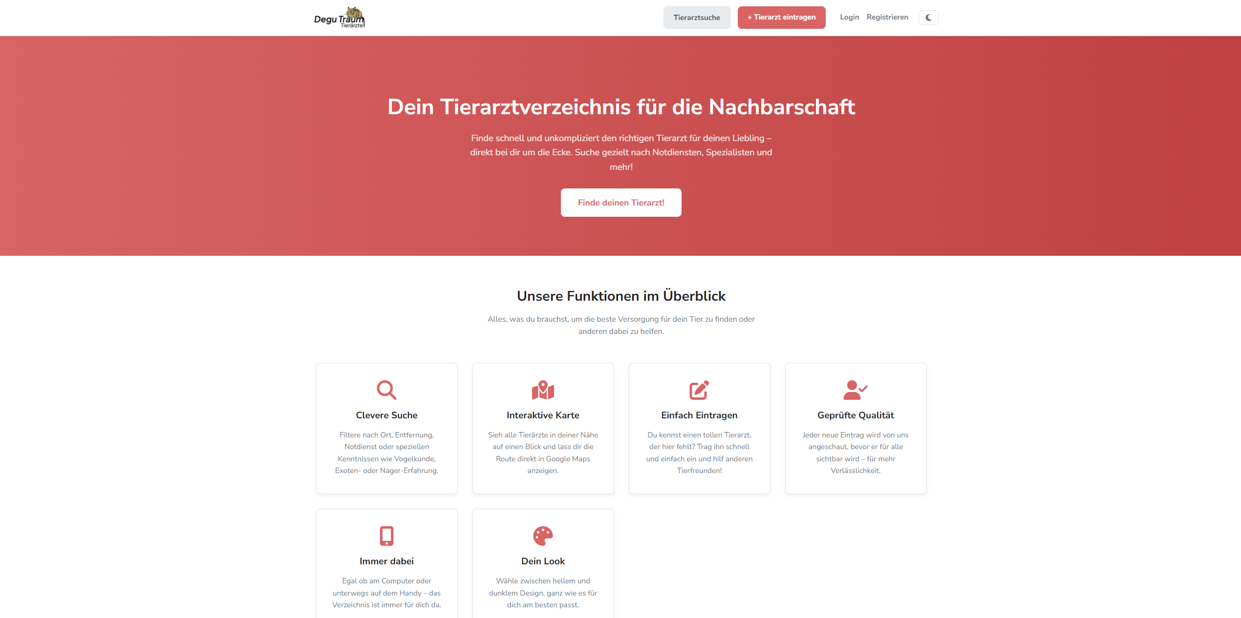 Degu Traum Tierärzte